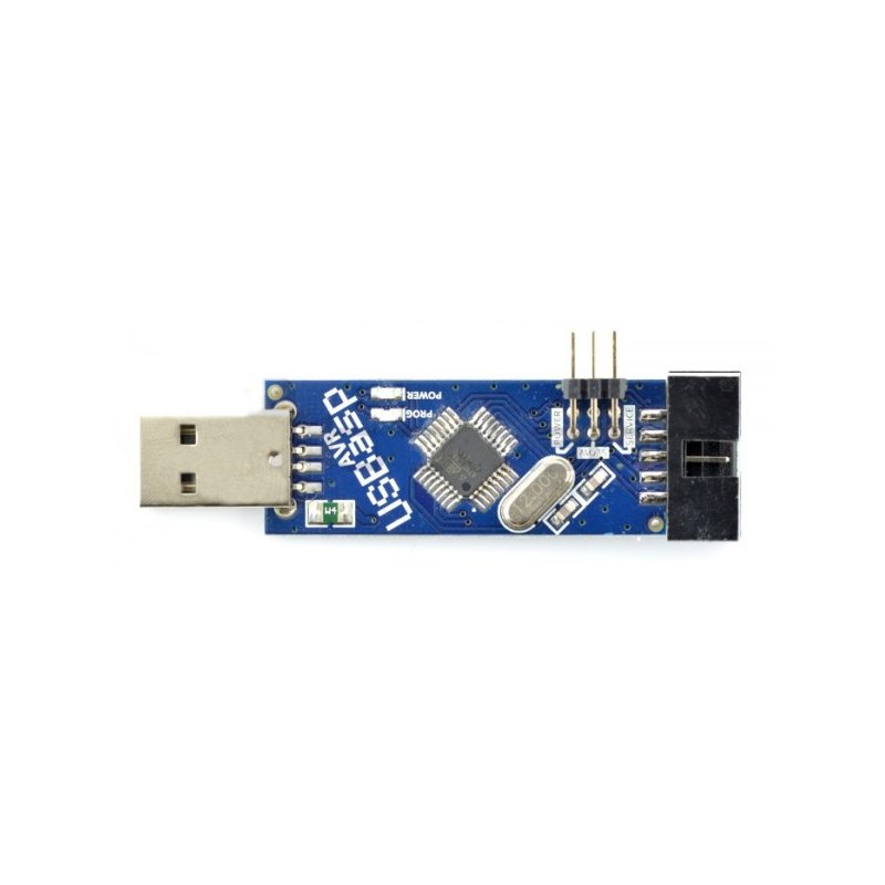 Programmer AVR compatible with USBasp ISP + IDC tape - blue