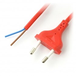 Power cable 1,6m - red