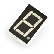 Buy Eight-segment display x1 - 14mm green - 8 mcd