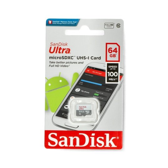 NEW Sandisk 64GB Ultra Micro SD SDXC Card UHS-I A1 Class10 Read Speed  140MB/s