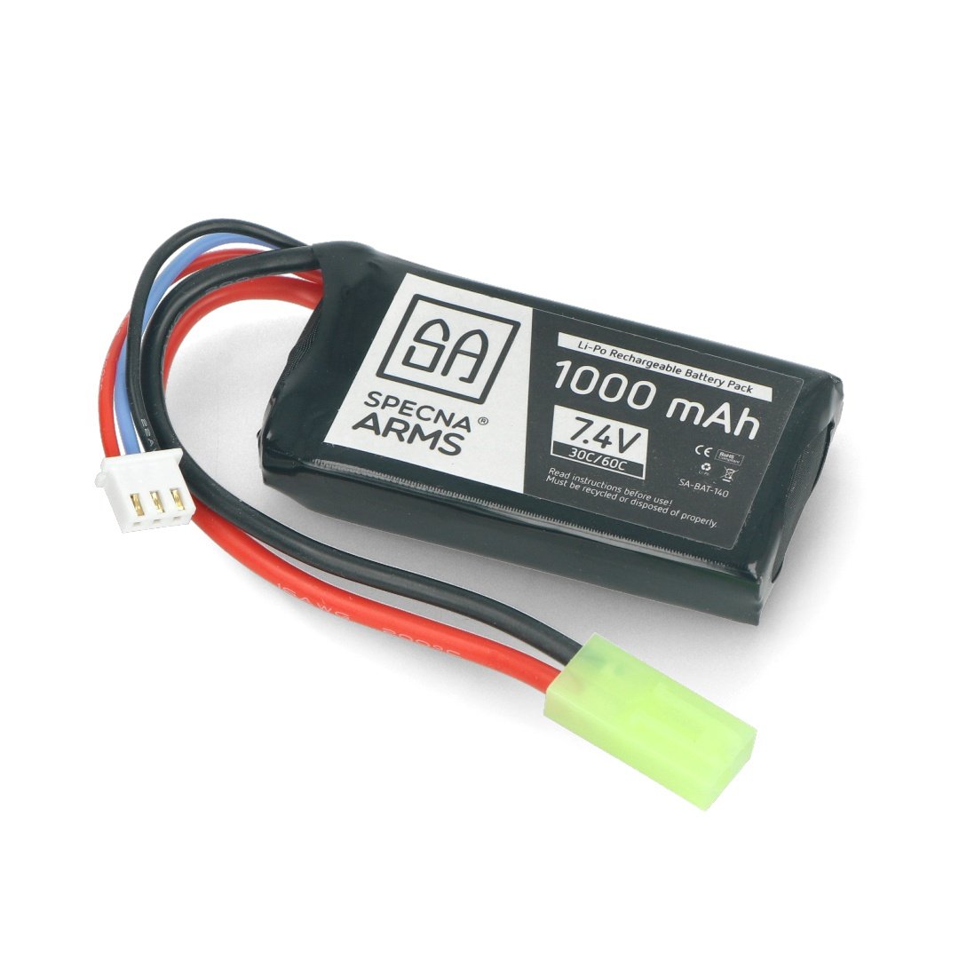 SPECNA ARMS - Batterie LiPo 11,1v 1300mAh 20/40C, 1 Stick, Tamiya - Safe  Zone Airsoft