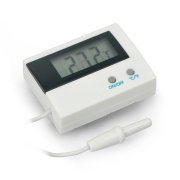 Thermometer with external probe and LCD display