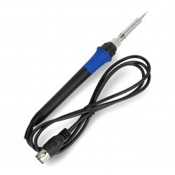 12V Alligator Clip Type Electric Soldering Iron Heat Insulation Silicone Handle 