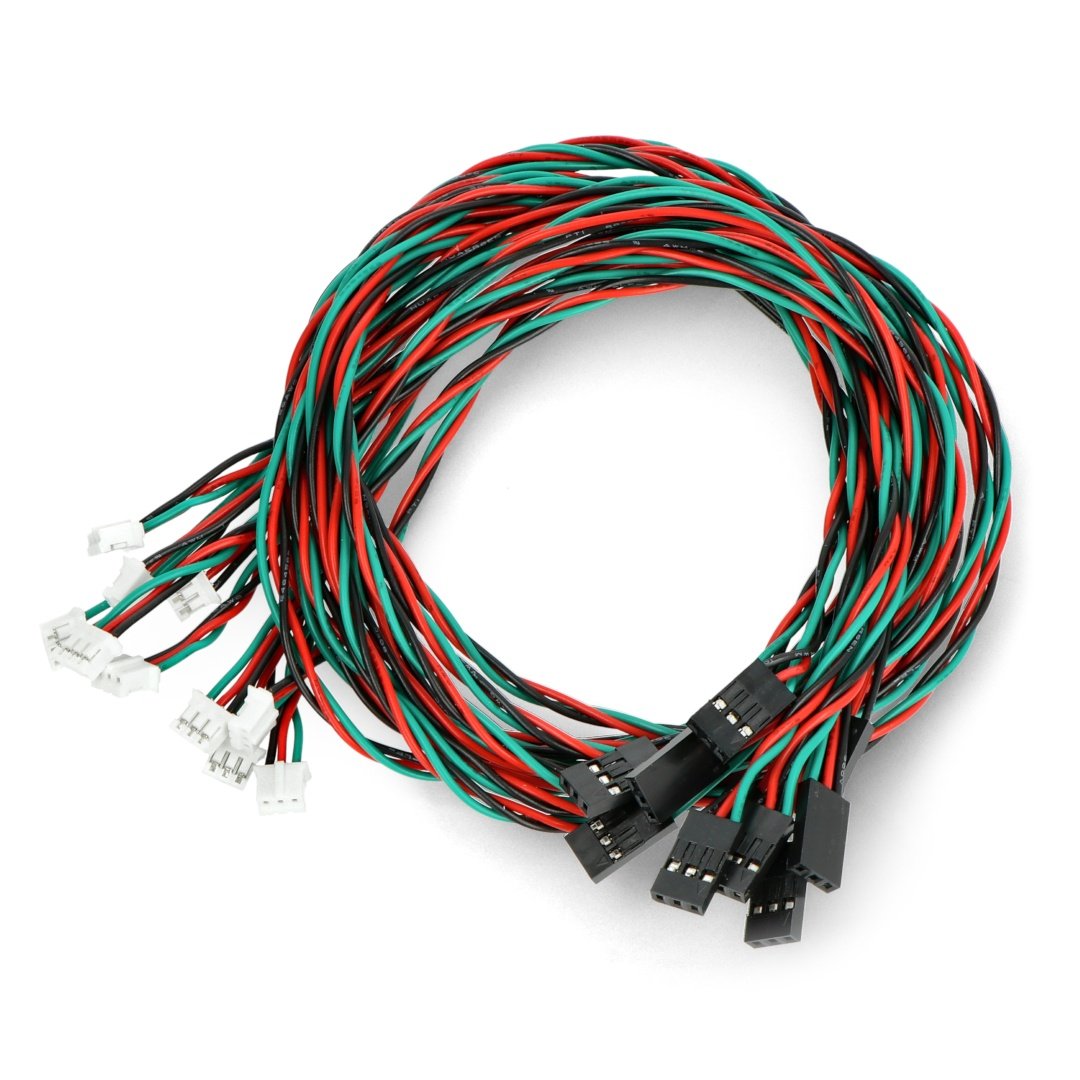 Gravity 3-Pin PH2.0 to DuPont Male Connector Analog Cable Pack (30cm) -  RobotShop