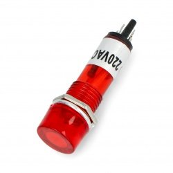 230V AC - 10mm indicator - red
