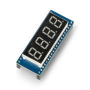 4x 8-segment display module - red- SPI - for Raspberry Pi Pico - Waveshare 19806
