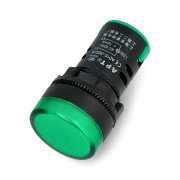 Signal light 230V AC - 28mm - green