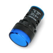 Signal lamp 230V AC - 28mm - blue