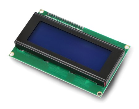 Wyświetlacz LCD 4x20 - niebieski