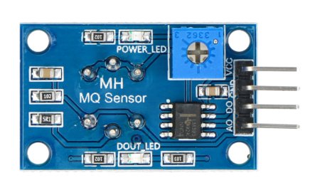 Czujnik alkoholu MQ-3 - półprzewodnikowy - moduł niebieski