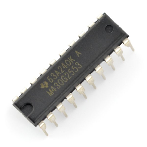 Texas Instruments microcontroller - MSP430G2553IN20 DIP