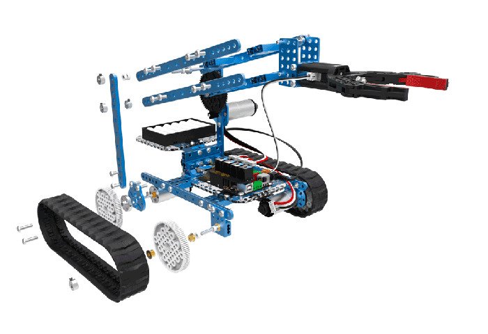 MakeBlock Starter Robot Kit V2 w/ Electronics (Blue) - RobotShop