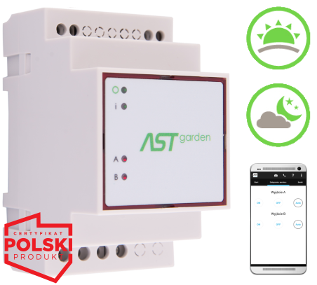 ASTgarden - sterownik oświetlenia ogrodu 