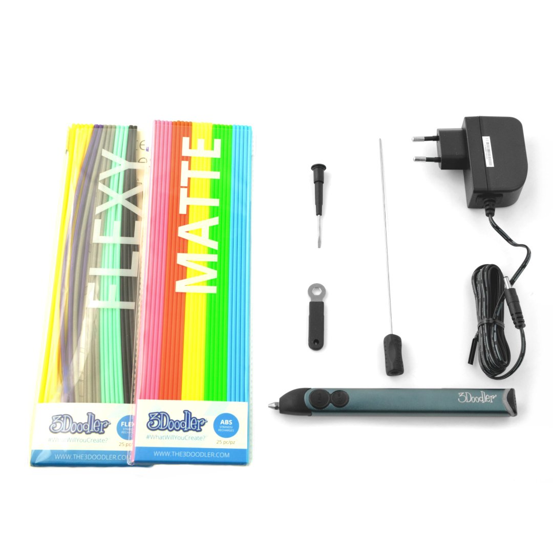 12V 3D Pen V2 with PLA Filament & Adapter - UK Plug