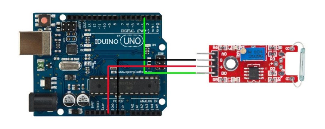 Moduł Iduino z kontaktronem