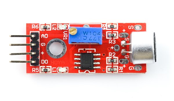 Sound Detection Module Switch LED Microphone Arduino Raspberry PI Flux Workshop 