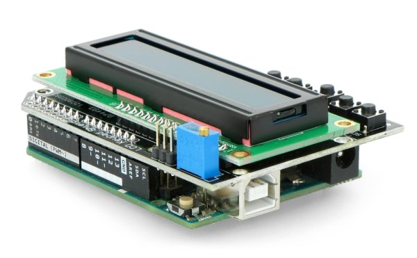 Buy LCD Keypad Shield - display for Arduino Botland - Robotic Shop