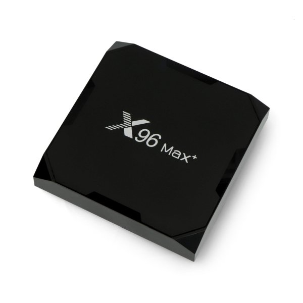 X96 Max Android 9 Smart TV box 4/64GB - czarny