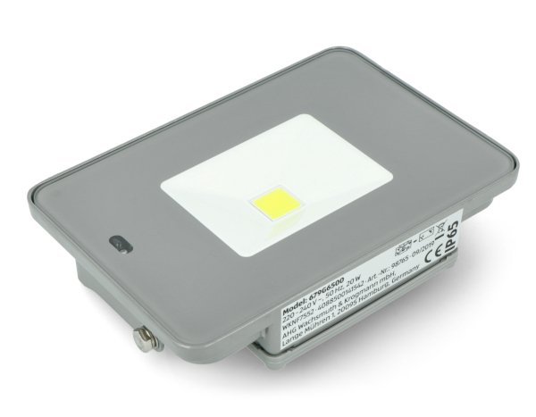 Lampa zewnętrzna LED WKNF7552, 20W, 1700lm, IP65, AC220-240V. 3000K - biały ciepły