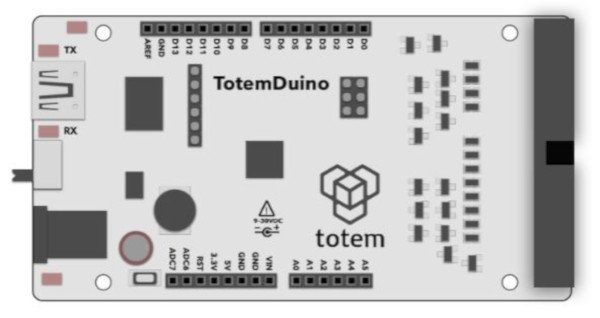 TotemDuino - moduł z mikrokontrolerem