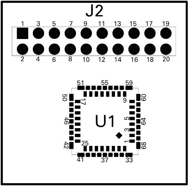 Schemat wyprowadzeń kamery FLiR Lepton Kit V2