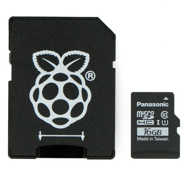 Karta pamięci microSD Panasonic A1 z systemem Raspbian