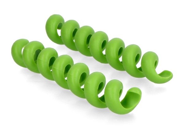Organizer do przewodów Blow - elastyczna sprężyna zielona - 2szt.