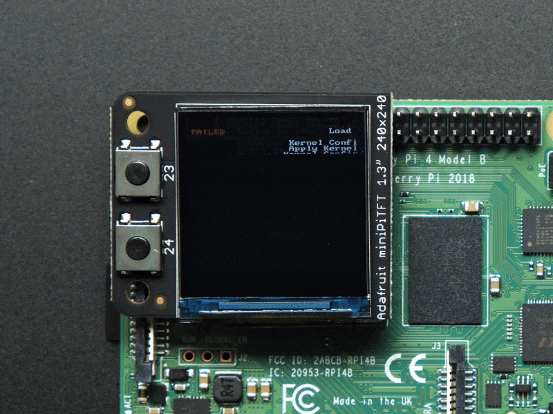 Ekran z Raspberry Pi 