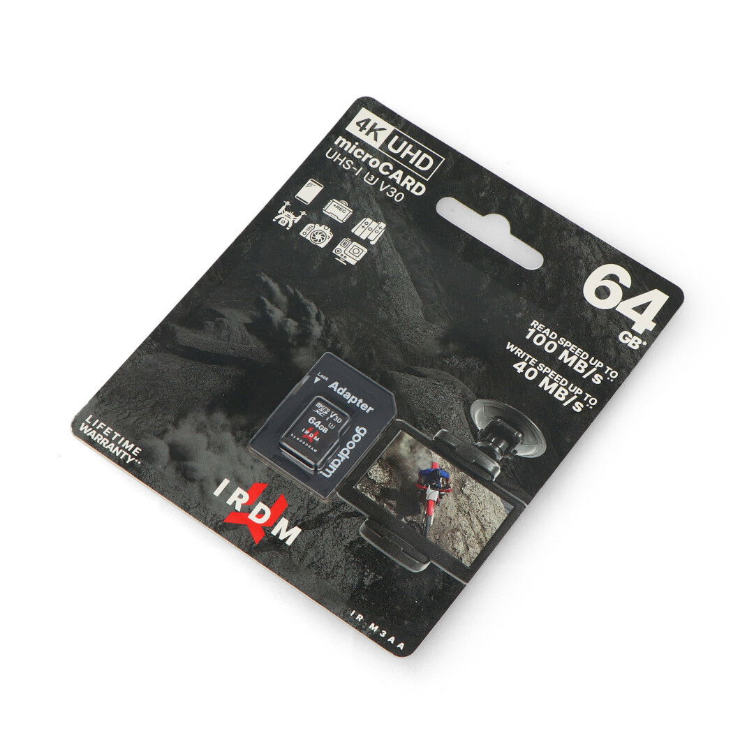 64 GB memory card from Goodram.