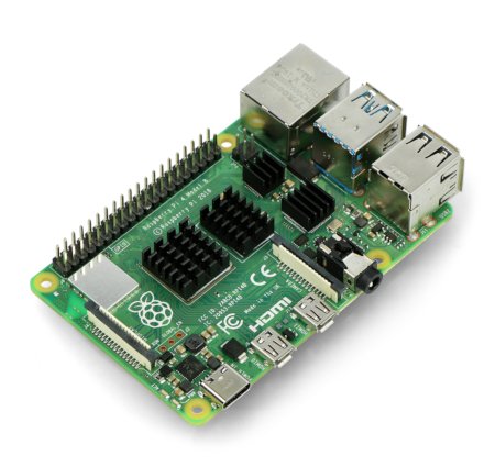 Zestaw radiatorów kompatybilnych z Raspberry Pi 4 czarne 4 szt.