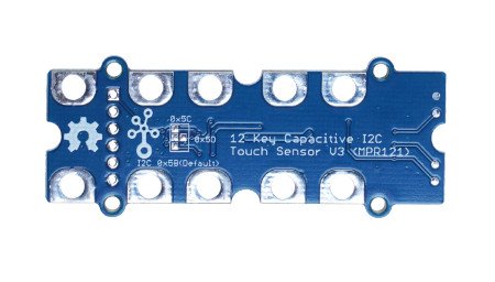 Adres interfejsu komunikacyjnego I2C może być konfigurowany w trzech wariantach: 0x5B (domyślny), 0x5C lub 0x5D.