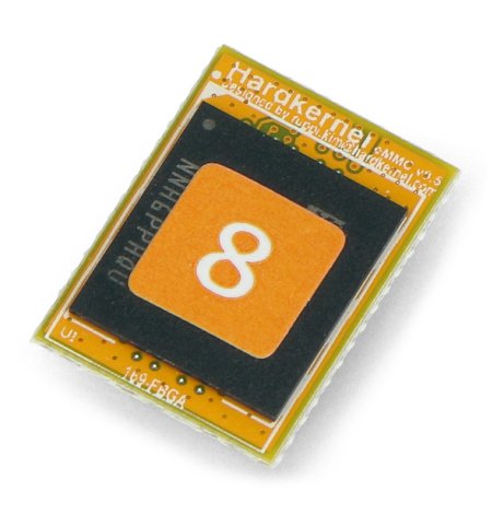 Pamięć eMMC o pojemności 8 GB z fabrycznie zainstalowany systemem Linux.