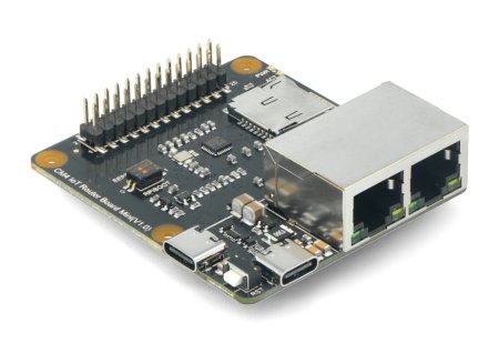 Router Carrier Board Mini - mini karta rozszerzeń IoT przeznaczona do użytku z Raspberry Pi Compute Module 4.