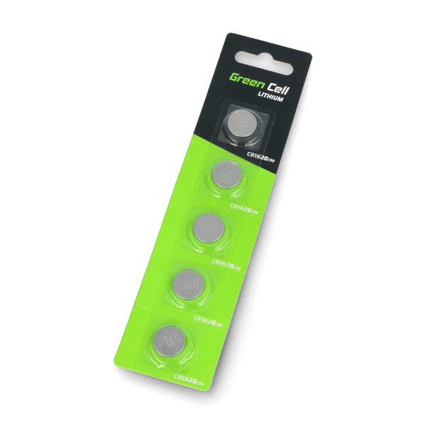 Bateria litowa CR1620 3V Green Cell - 5 szt.