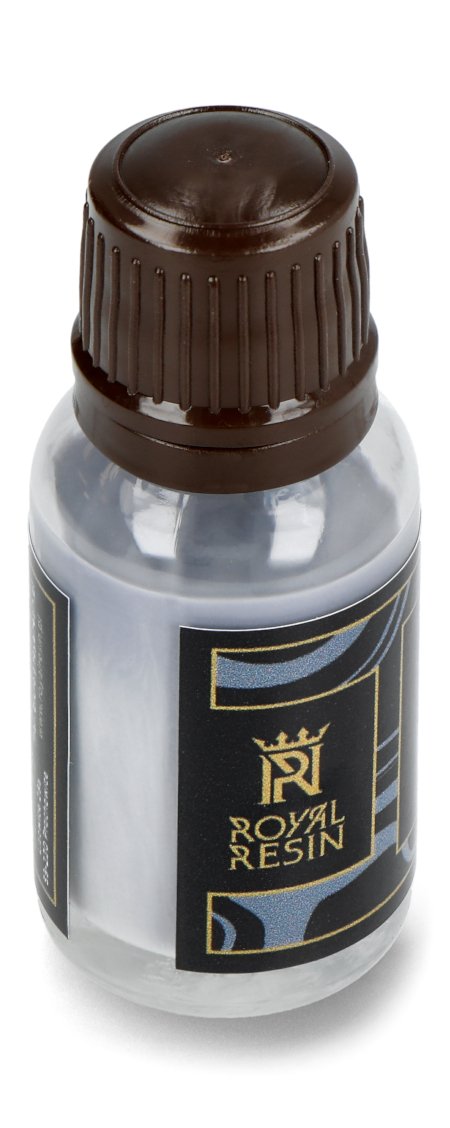 Barwnik alkoholowy do żywicy epoksydowej Royal Resin - transparentny w płynie - 15ml - szary