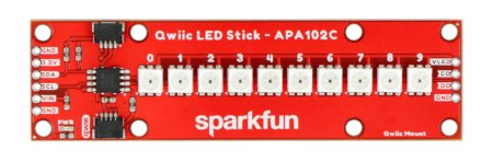 Qwiic LED Stick - listwa LED APA102C - 10 diod - SparkFun.