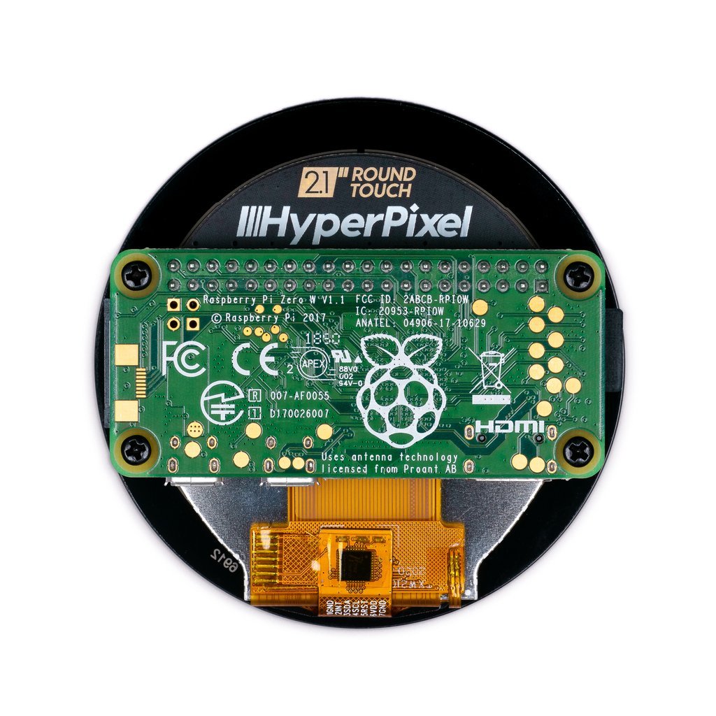 HyperPixel 4.0 Touch version Show Hi-Res for Raspberry Pi