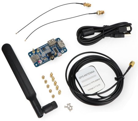 SIM7600G-H 4G HAT (B) - GNSS / LTE 4G / 3G / 2G overlay for Raspberry Pi - Waveshare 19485