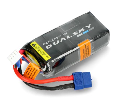 Pakiet Li-Pol Dualsky 1300mAh 60C/5C 11,1V HED Voltage Meter