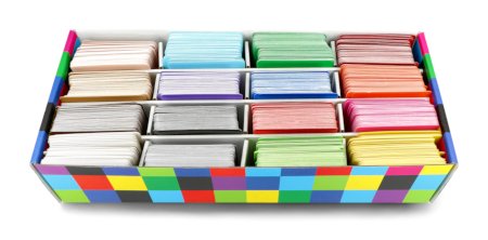 1000 kolorowych kartoników do maty do kodowania
