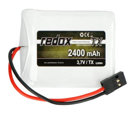 Akumulator Li-Pol Redox 2400mAh 1S 3,7V