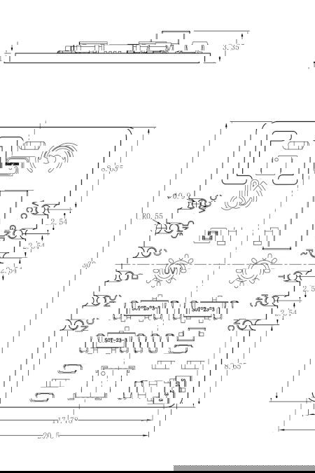 DFRobot environmental sensor module dimensions.