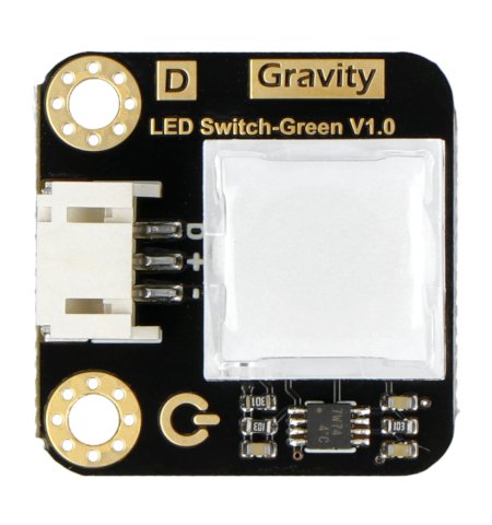 Gravity - LED Switch - square LED illuminated button.