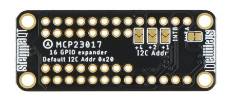The module has 3 jumpers to change the I2C address.