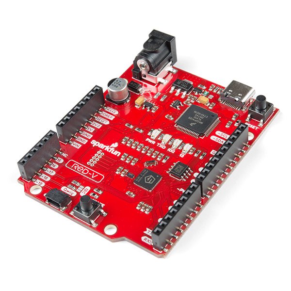 SparkFun RED-V RedBoard - development board with SiFive RISC-V FE310 SoC microcontroller - SparkFun DEV-15594.