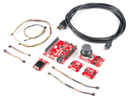 SparkFun Qwiic Pro Kit contents.