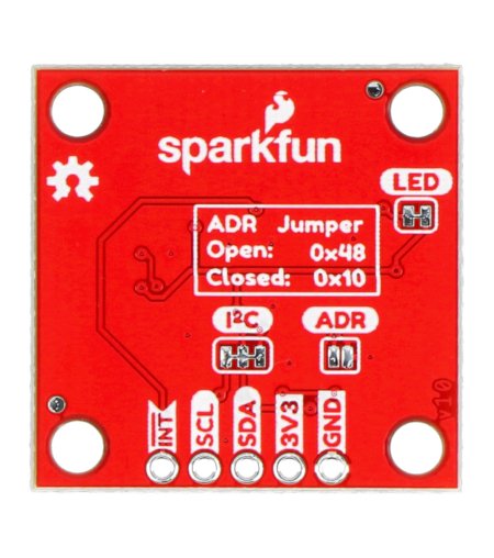 On the back of the module there is a jumper that allows you to change the address of the I2C bus.