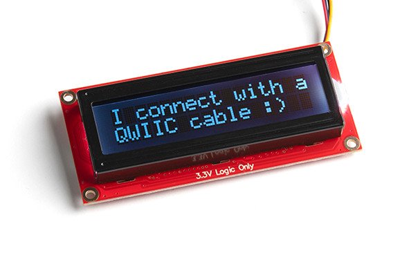 Display with RGB characters - SparkFun LCD-16397