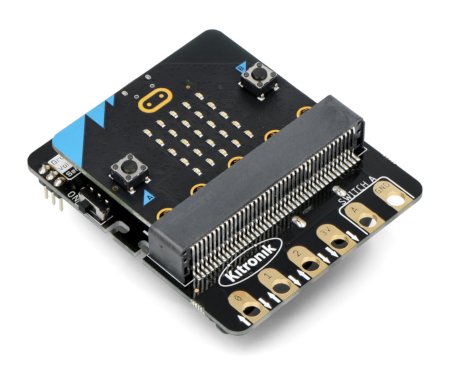 Additional functions of the micro: bit from the BBC are provided by the Simply Servo Control Board overlay.