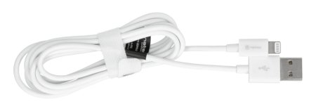 Natec USB A - Lightning cable for iPhone / iPad / iPod (MFI) - white - 1.5m